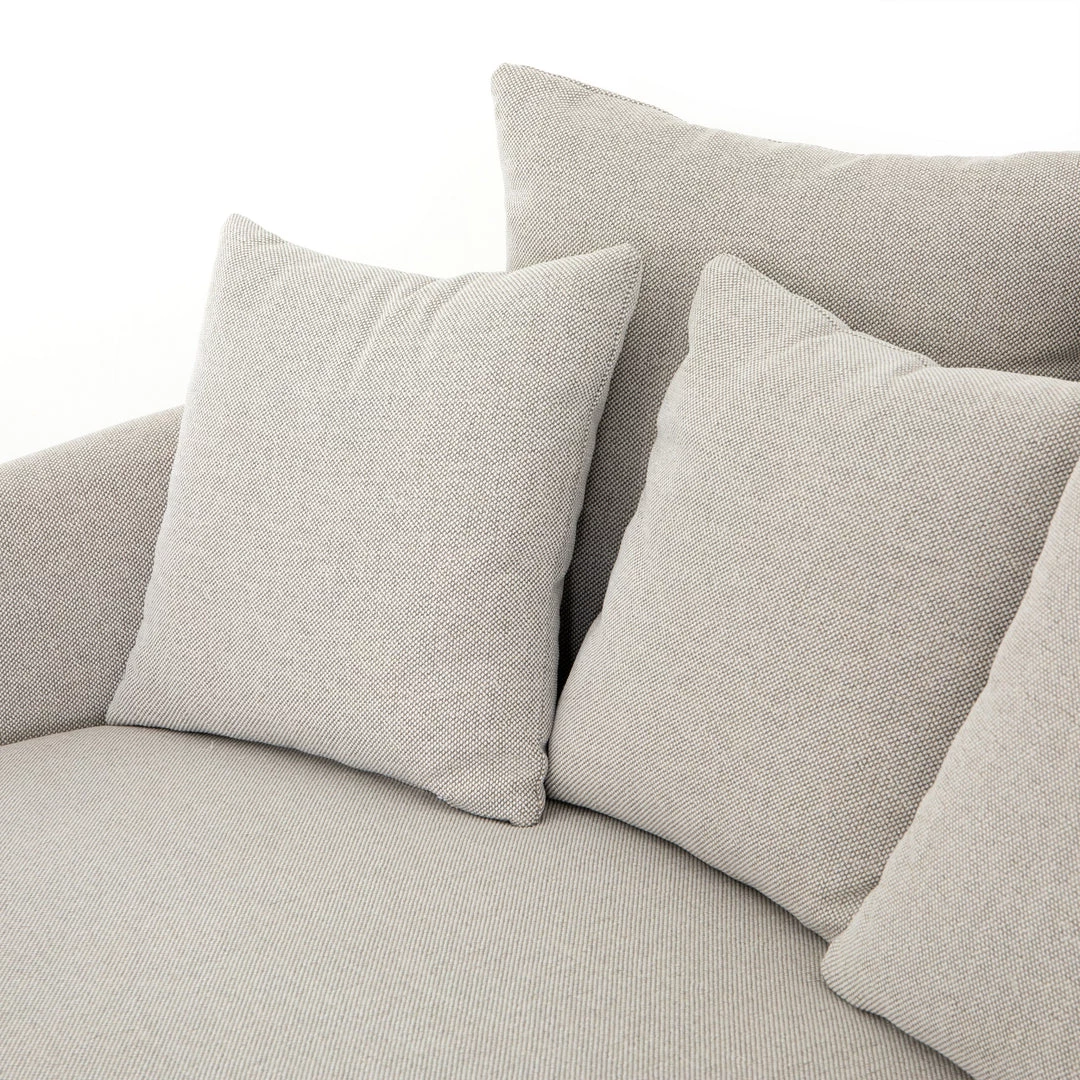 FOUR HANDS CHLOE ROUND MEDIA LOUNGER: BISQUE 8 FOUR HANDS CHLOE ROUND MEDIA LOUNGER: BISQUE