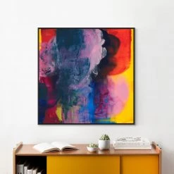 L ART Wall Art "CHROMATIC UNDULATION" CANVAS ART