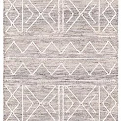 SURYA CHAYA TEXTURED WOOL FLATWEAVE: GRAY 7 SURYA CHAYA TEXTURED WOOL FLATWEAVE: GRAY