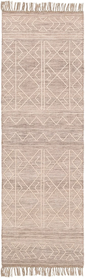 SURYA CHAYA TEXTURED WOOL FLATWEAVE: SAND 4 SURYA CHAYA TEXTURED WOOL FLATWEAVE: SAND