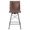FOUR HANDS DIAW COUNTER STOOL: HAVANA LEATHER