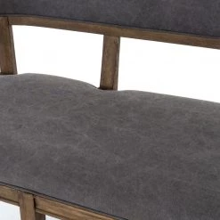FOUR HANDS CARTER DINING BANQUETTE BENCH: DARK MOON CANVAS 16 FOUR HANDS CARTER DINING BANQUETTE BENCH: DARK MOON CANVAS