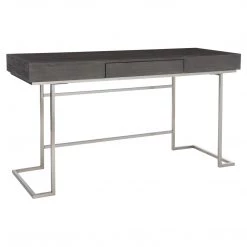 UTTERMOST CLAUDE SMOKE GREY WRITING DESK