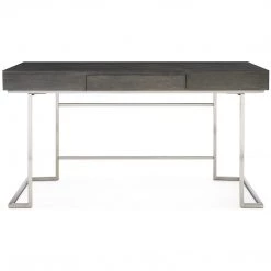 UTTERMOST CLAUDE SMOKE GREY WRITING DESK
