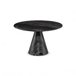 NUEVO CLAUDIO BLACK WOOD VEIN MARBLE COFFEE TABLE Furniture