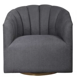 UTTERMOST CLEO CHANNEL TUFTED SWIVEL CHAIR