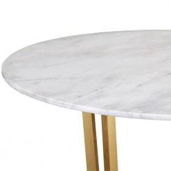 TOV Kitchen + Dining CLEO MARBLE TOP BREAKFAST TABLE