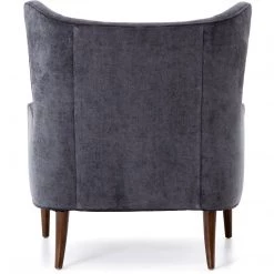 FOUR HANDS CLERMONT CHAIR: CHARCOAL WORN VELVET Furniture
