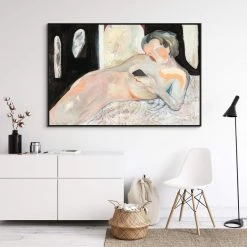 L ART "CLOTH PHONE" CANVAS ART