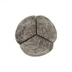 PHILLIPS COLLECTION CLOVER ROUND GREY STONE COFFEE TABLE Furniture