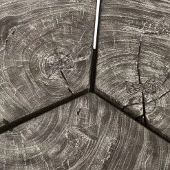 PHILLIPS COLLECTION CLOVER ROUND GREY STONE COFFEE TABLE Furniture