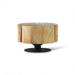 PHILLIPS COLLECTION CLOVER NATURAL CHAMCHA WOOD COFFEE TABLE