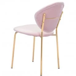 ZUO CLYDE VELVET + GOLD DINING CHAIR | SET OF 2