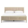 TOV Furniture COCO ALMOND CANE PANEL BED