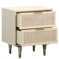 TOV Furniture COCO NIGHTSTAND: ALMOND