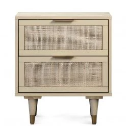 TOV Furniture COCO NIGHTSTAND: ALMOND