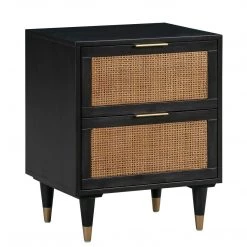 TOV Furniture COCO NIGHTSTAND: BLACK
