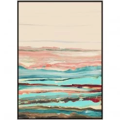 L ART Wall Art "COLOR LYRICS II" CANVAS ART