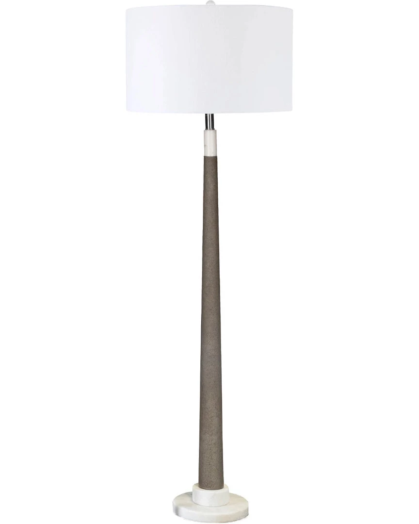 SURYA COLT MARBLE & CEMENT FLOOR LAMP Lighting 1 SURYA COLT MARBLE & CEMENT FLOOR LAMP Lighting