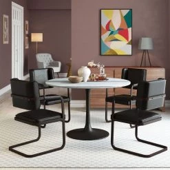 ZUO COLT VINTAGE BLACK DINING CHAIR Furniture