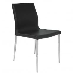 NUEVO Kitchen + Dining COLTER LEATHER DINING SIDE CHAIR