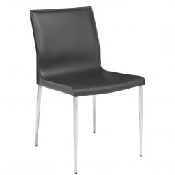 NUEVO Kitchen + Dining COLTER LEATHER DINING SIDE CHAIR