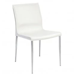 NUEVO Kitchen + Dining COLTER LEATHER DINING SIDE CHAIR