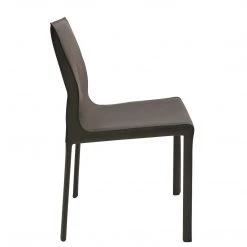 NUEVO COLTER LEATHER WRAPPED DINING CHAIR