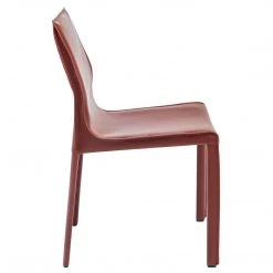 NUEVO COLTER LEATHER WRAPPED DINING CHAIR