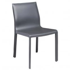 NUEVO COLTER LEATHER WRAPPED DINING CHAIR