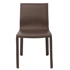 NUEVO COLTER LEATHER WRAPPED DINING CHAIR