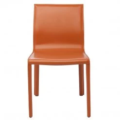 NUEVO COLTER LEATHER WRAPPED DINING CHAIR