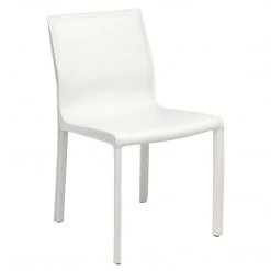 NUEVO COLTER LEATHER WRAPPED DINING CHAIR