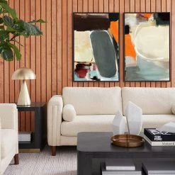 L ART Wall Art "COMPONENT & SIGNIFICANCE" CANVAS ART | SET OF 2