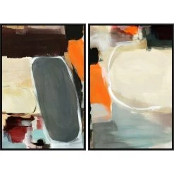 L ART Wall Art "COMPONENT & SIGNIFICANCE" CANVAS ART | SET OF 2