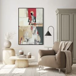 L ART "COMPOSED IV" CANVAS ART Wall Art