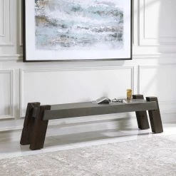 UTTERMOST CONCRETE ARCHITECT BENCH Furniture 9 UTTERMOST CONCRETE ARCHITECT BENCH Furniture