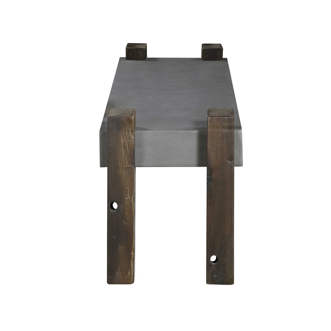 UTTERMOST CONCRETE ARCHITECT BENCH Furniture 5 UTTERMOST CONCRETE ARCHITECT BENCH Furniture
