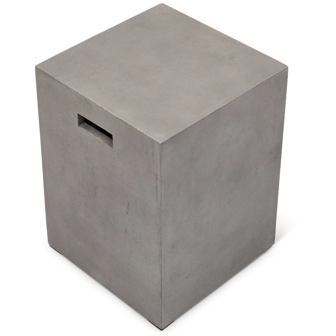 URBIA Living Room CONCRETE SQUARE STOOL 3 URBIA Living Room CONCRETE SQUARE STOOL