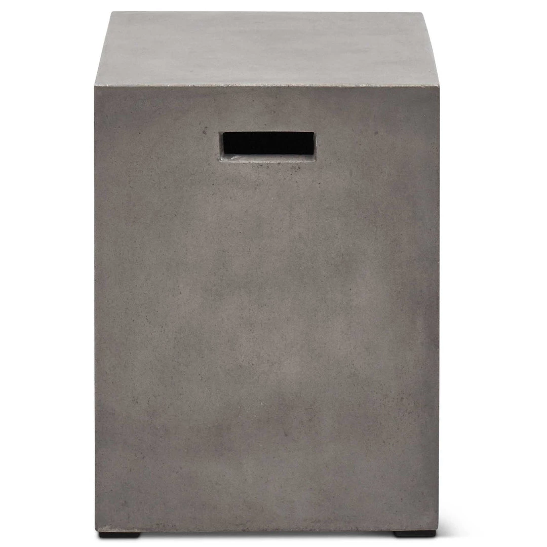 URBIA Living Room CONCRETE SQUARE STOOL 1 URBIA Living Room CONCRETE SQUARE STOOL