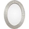 UTTERMOST CONDER BURNISHED SILVER OVAL MIRROR Mirrors