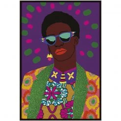 L ART "CONFIDENCE ALWAYS" CANVAS ART