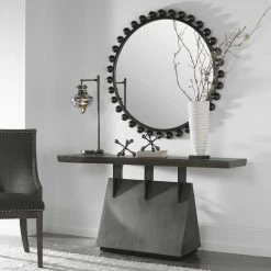 UTTERMOST CONSTRUCT INDUSTRIAL LIVE EDGE CONSOLE TABLE Living Room