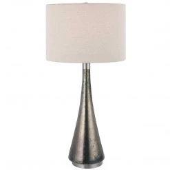 UTTERMOST Lighting CONTOUR METALLIC GLASS TABLE LAMP