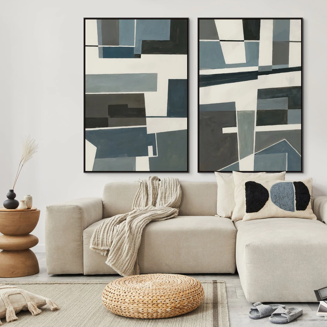 L ART "COOL HUES I" CANVAS ART Wall Art 3 L ART "COOL HUES I" CANVAS ART Wall Art