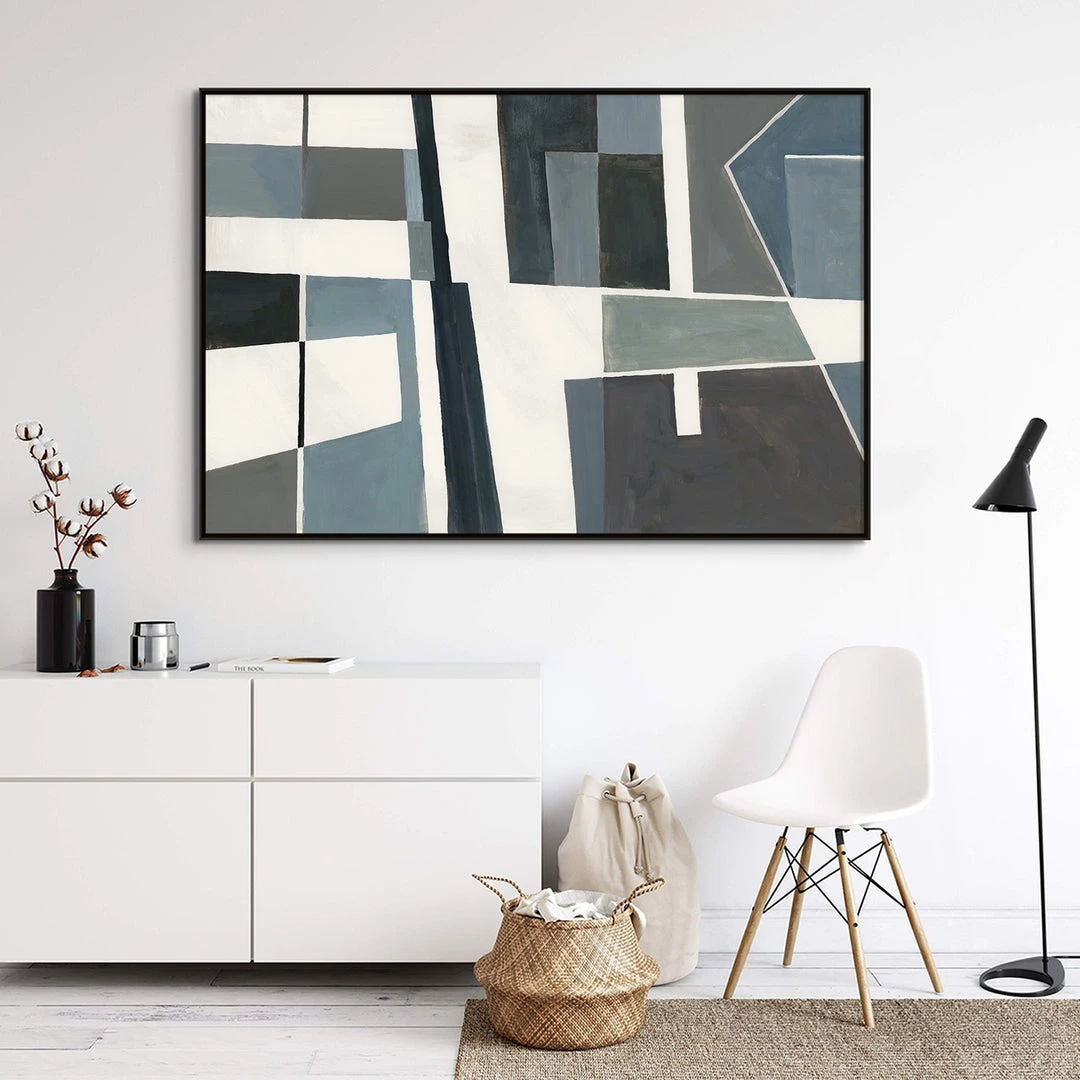 L ART "COOL HUES II" CANVAS ART 3 L ART "COOL HUES II" CANVAS ART