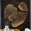 PHILLIPS COLLECTION Wall Sculptures + Decor COPPER BIRCH LEAF WALL DECOR