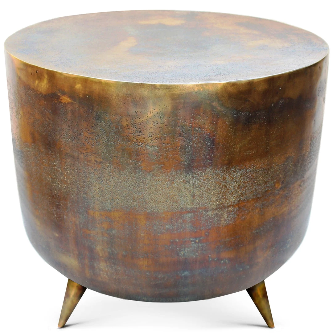 MOES Living Room JURI COPPER PATINA DRUM TABLE 1 MOES Living Room JURI COPPER PATINA DRUM TABLE