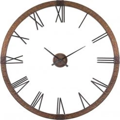 UTTERMOST COPPER FORGE 60" WALL CLOCK Wall Sculptures + Decor
