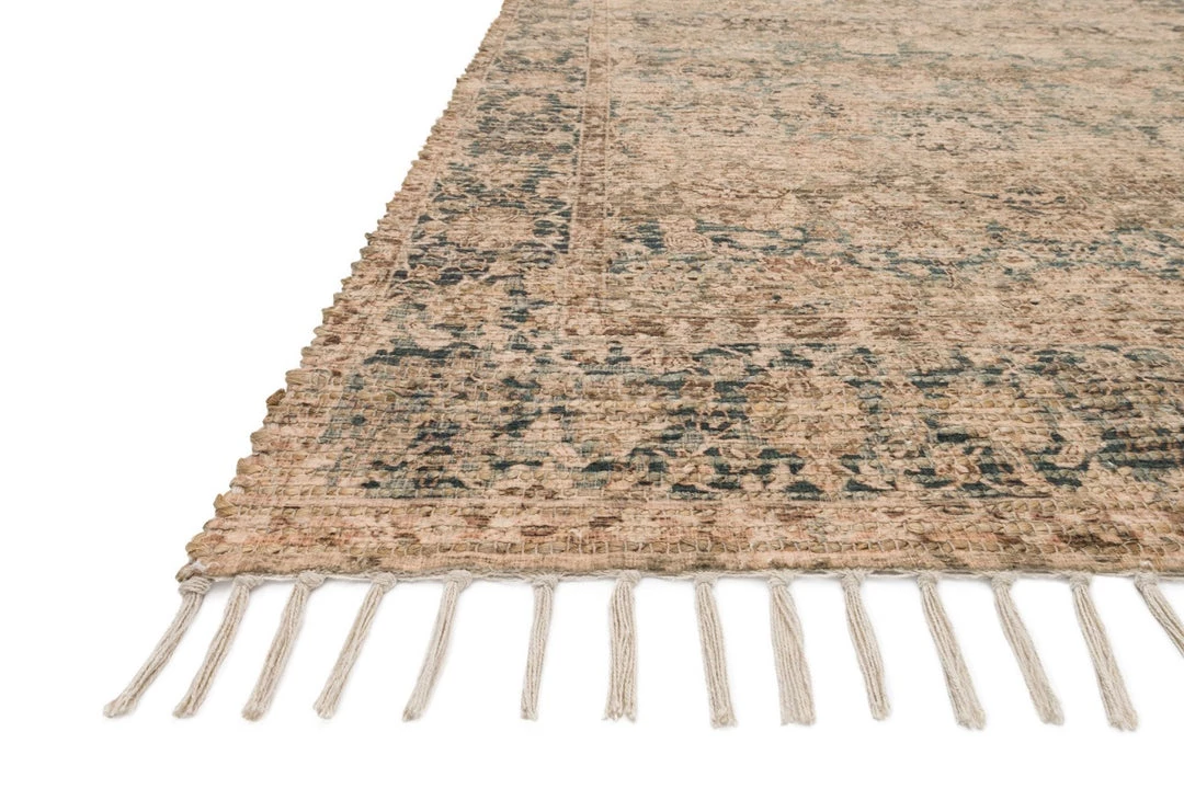 LOLOI CORNELIA PRINTED JUTE + CHENILLE RUG: NATURAL, GREEN 2 LOLOI CORNELIA PRINTED JUTE + CHENILLE RUG: NATURAL, GREEN
